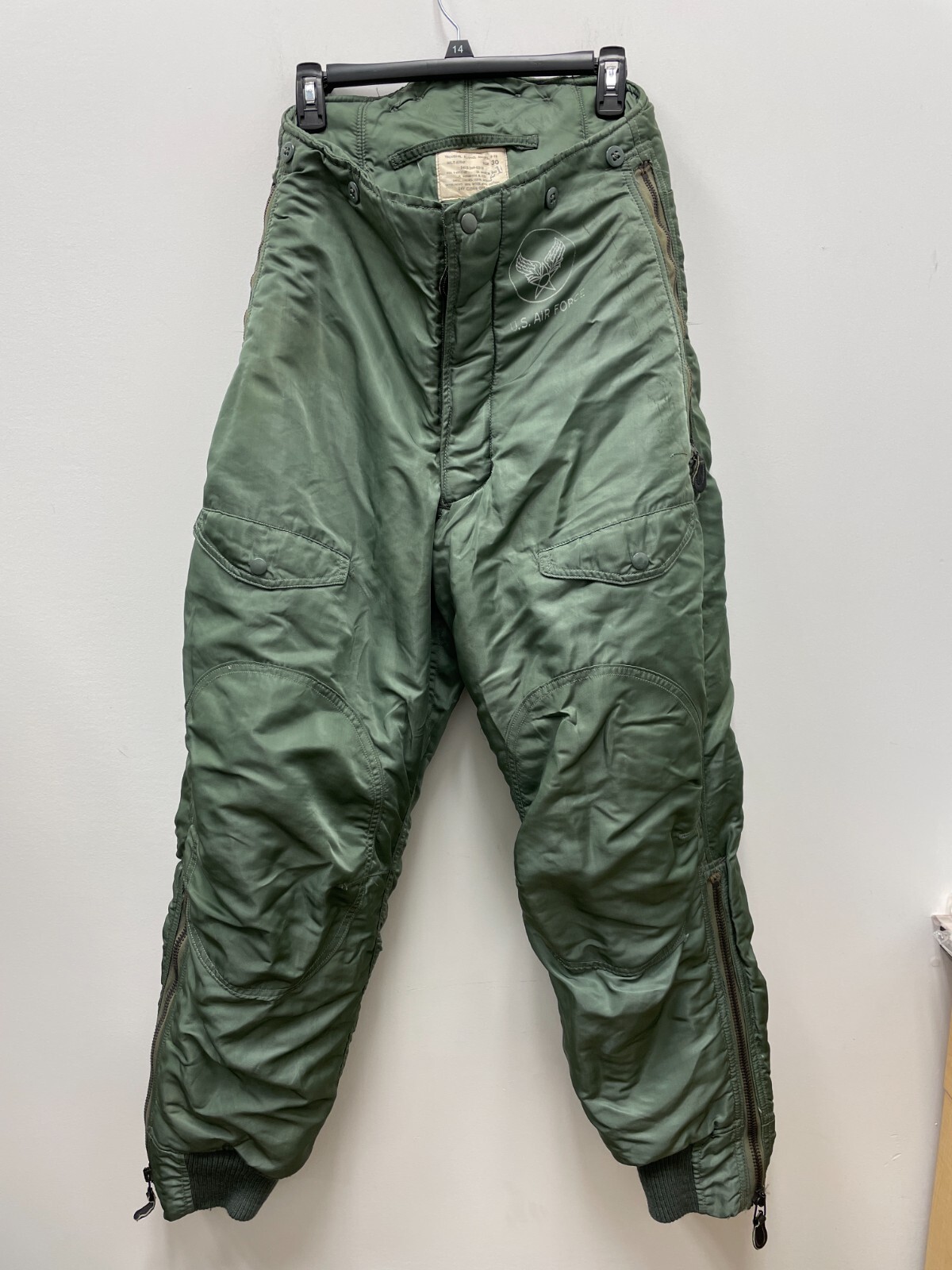 VINTAGE 1962 VIETNAM US AIR FORCE USAF TROUSERS FLYING MAN'S TYPE