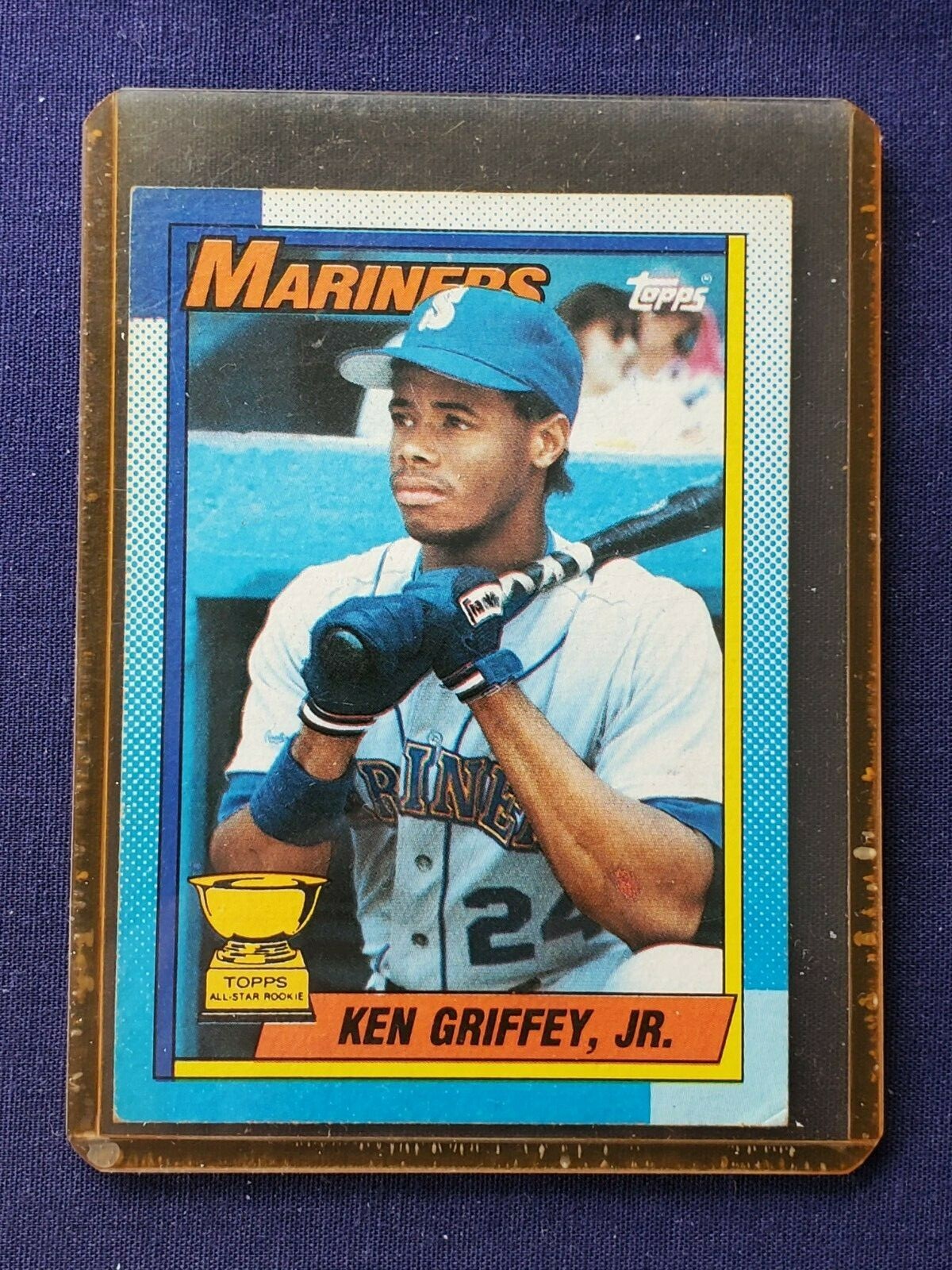 Topps ERROR 1990 Ken Griffey Jr. Seattle Mariners #336 Baseball