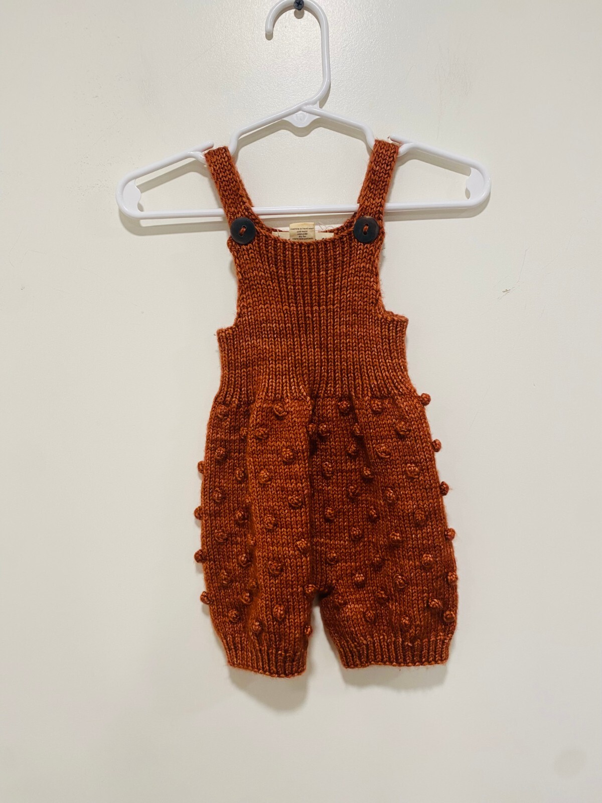 Misha & Puff NWOT Sapling Suspender Knit Leggings Rust Color