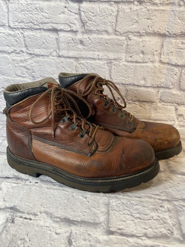 Red Wing SuperSole Steel Toe Work Boots ANSI Z41 PT91 M1/75 C/75