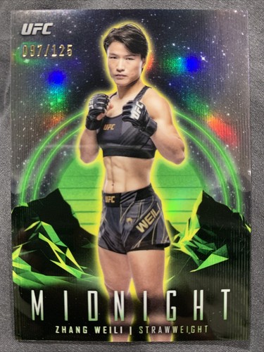 ZHANG WEILI 2024 TOPPS MIDNIGHT UFC 097/125 CHAMP | eBay