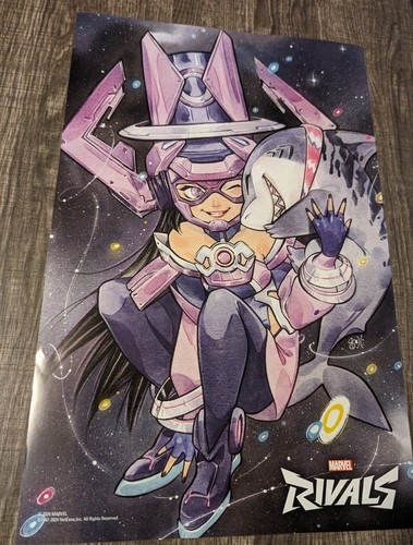 SDCC 2024 Marvel Rivals Galacta Jeff Peach Momoko POSTER | eBay
