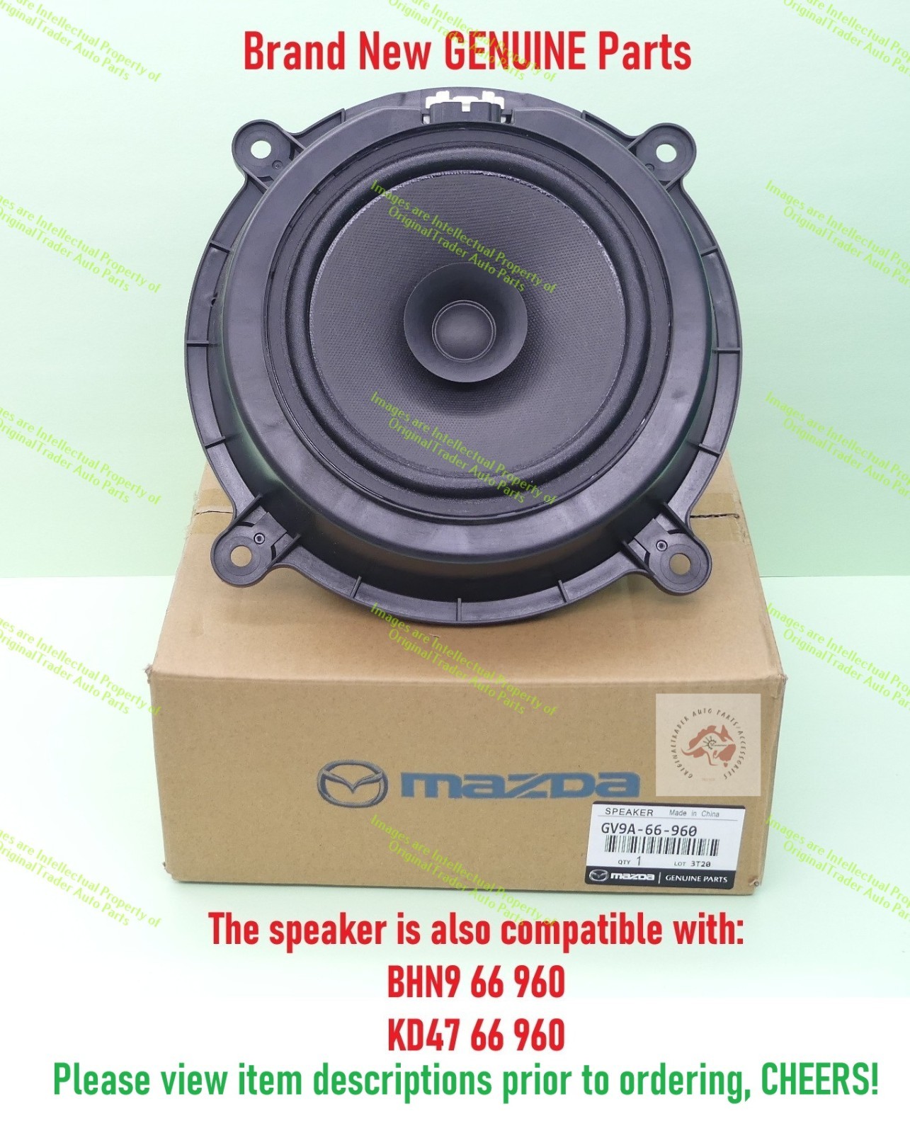 BRAND NEW GENUINE Mazda 3 6 CX-5 Front Door Speaker Left or Right
