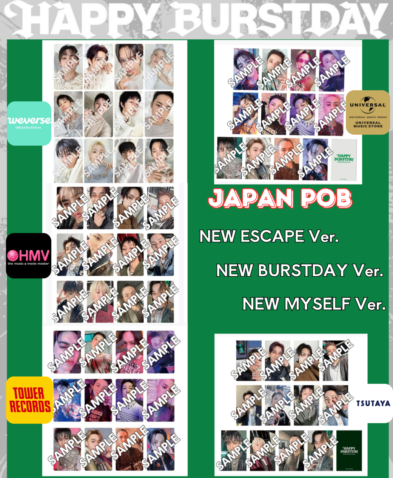 SEVENTEEN HAPPY BURSTDAY ESCAPE MYSELF BURSTDAY 5th Album JAPAN