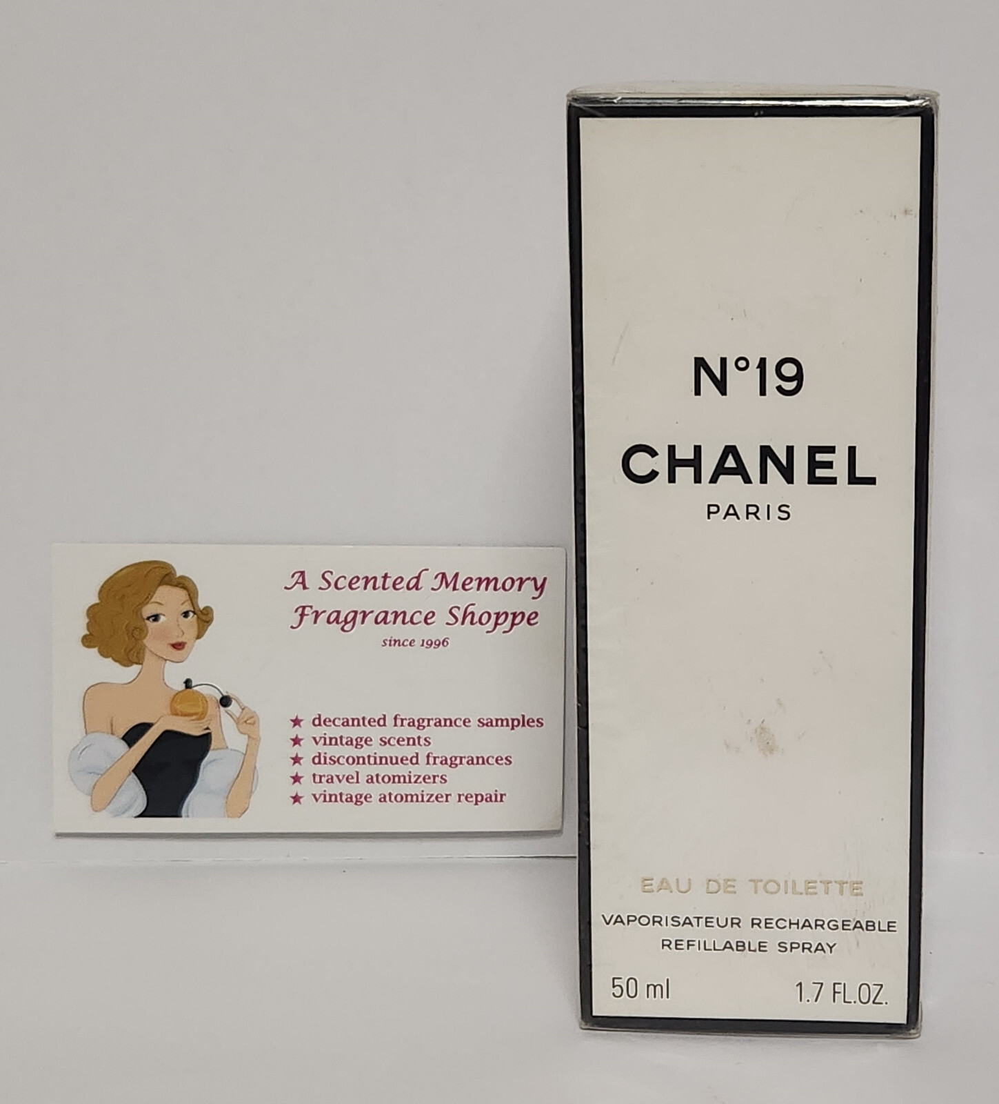 Vintage Chanel No. 19 EDT Refillable Spray ~ 50 ml ~ 1.7 fl oz