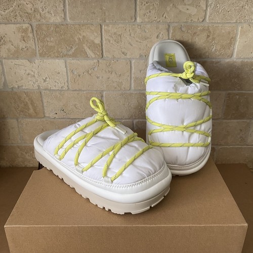 Grape 靴 WHITE PLATFORM SLIPPERS TELSTAR