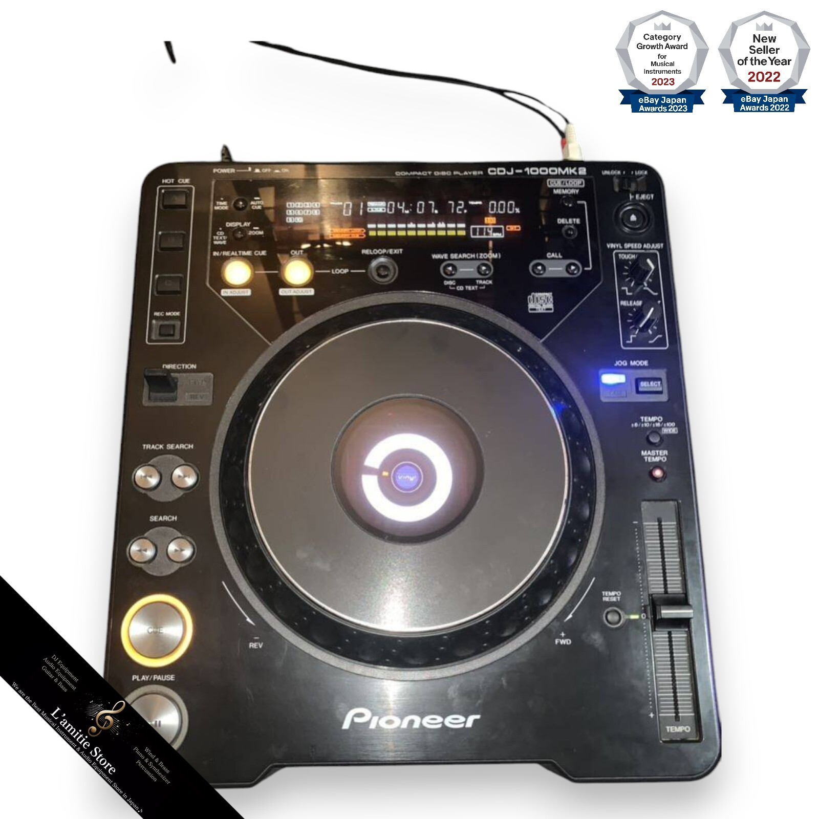 PIONEER CDJ-800MK2 Pioneer MP3対応 パイオニア、MP3に対応したDJ用CD