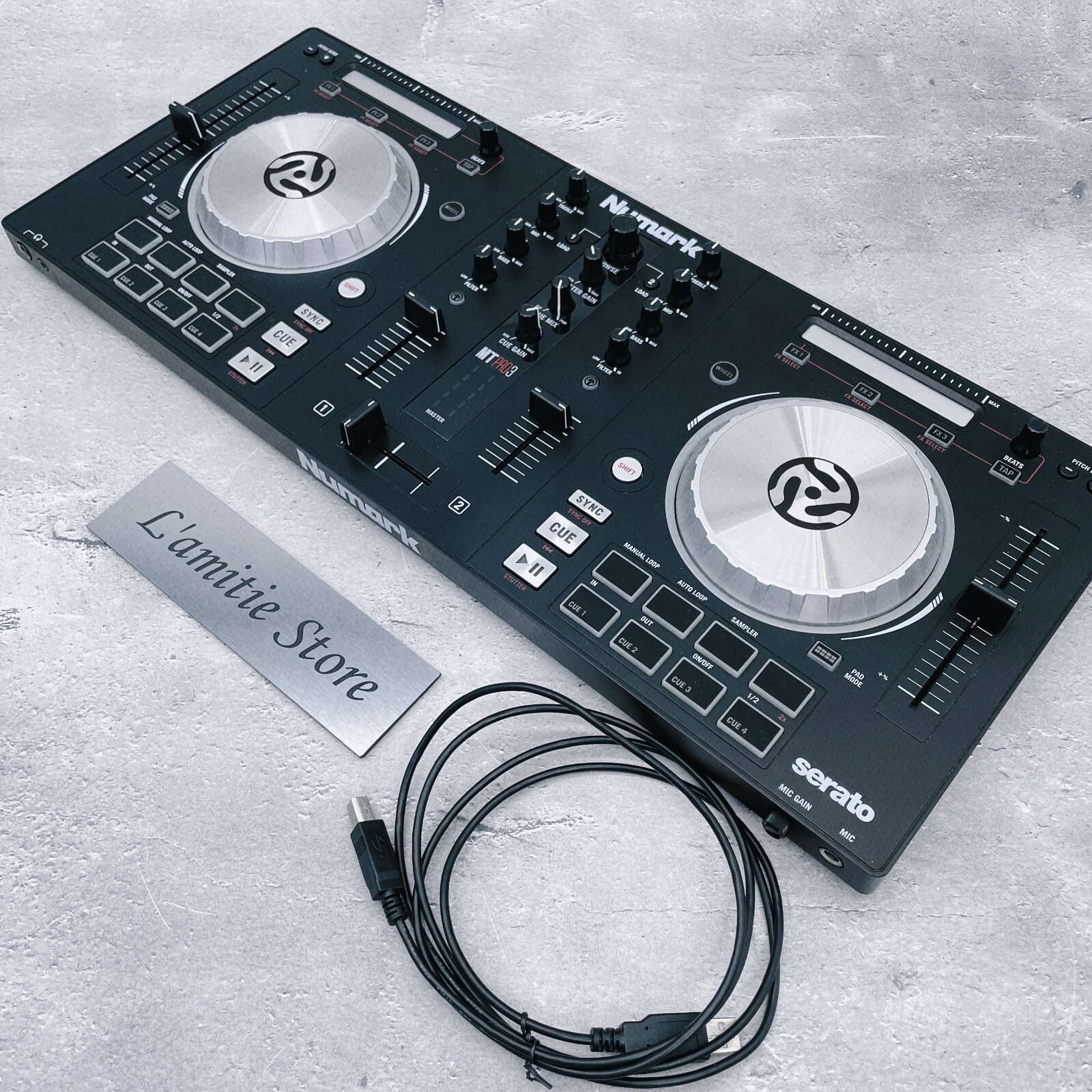 Numark MIXTRACK PRO 3 DJ Controller Mixer Audio Equipment MTP3