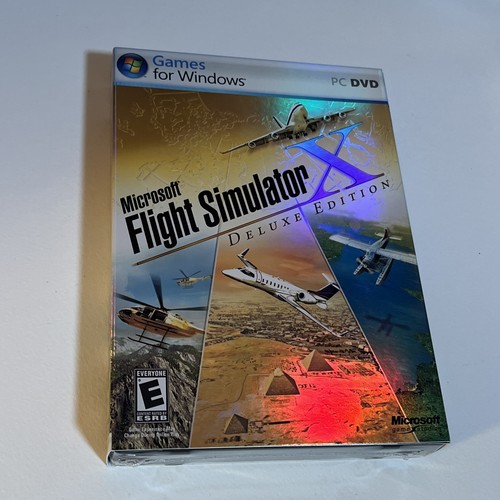 Microsoft Flight Simulator X (PC, 2006) Plane For Windows BRAND