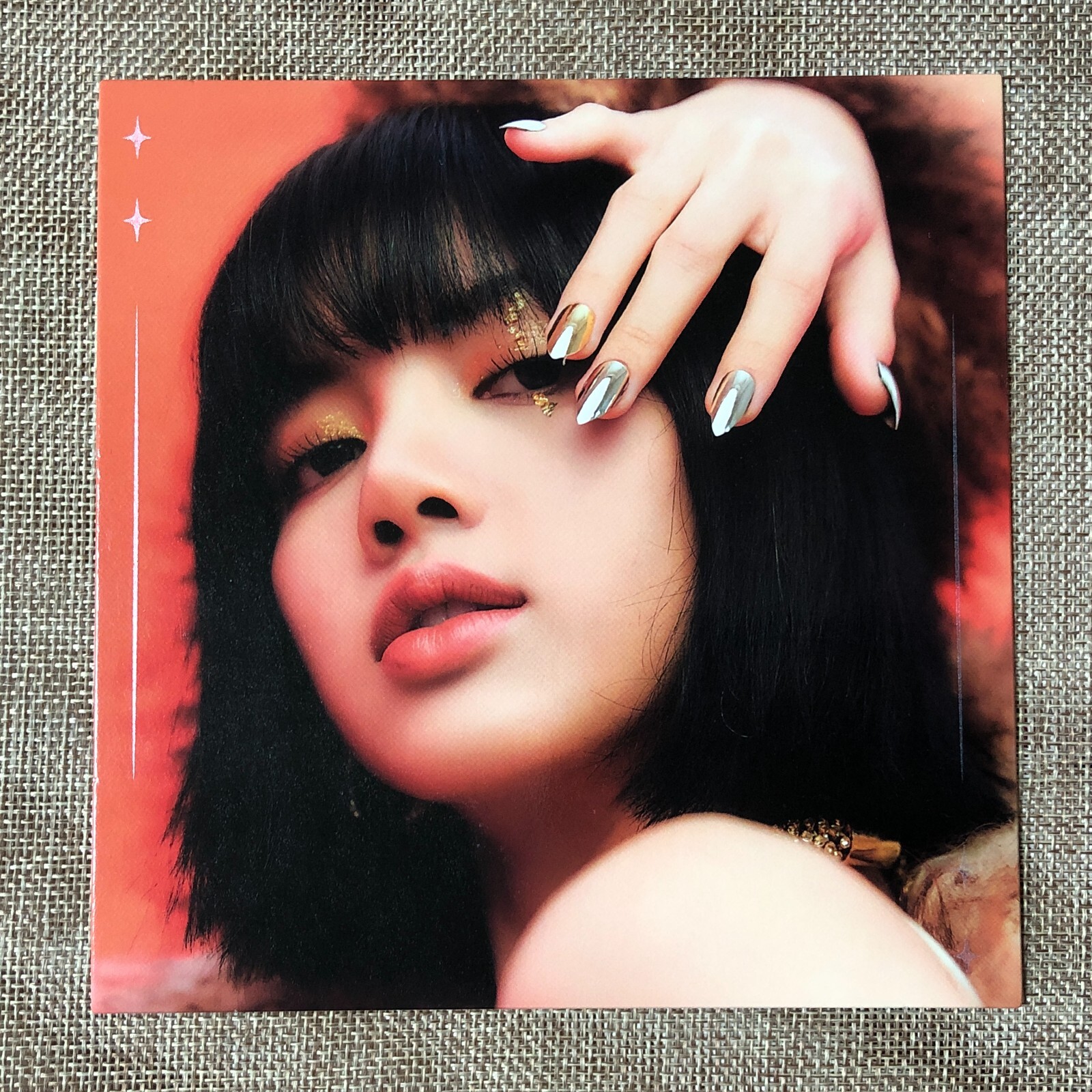 BLACKPINK LISA [ THE ALBUM ] Official Postcard, Ver. 3 / New