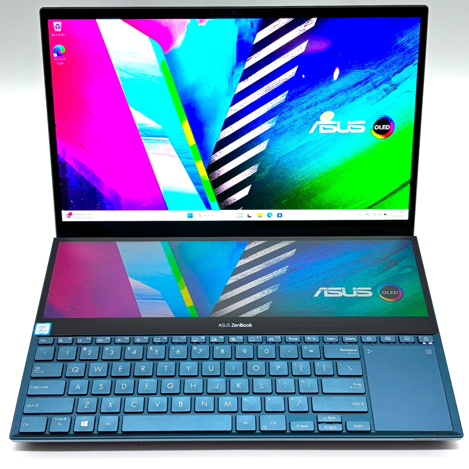 ASUS Zenbook Pro Duo 15 OLED UX581 -(i9-900H, 32GB RAM 1TB ) RTX