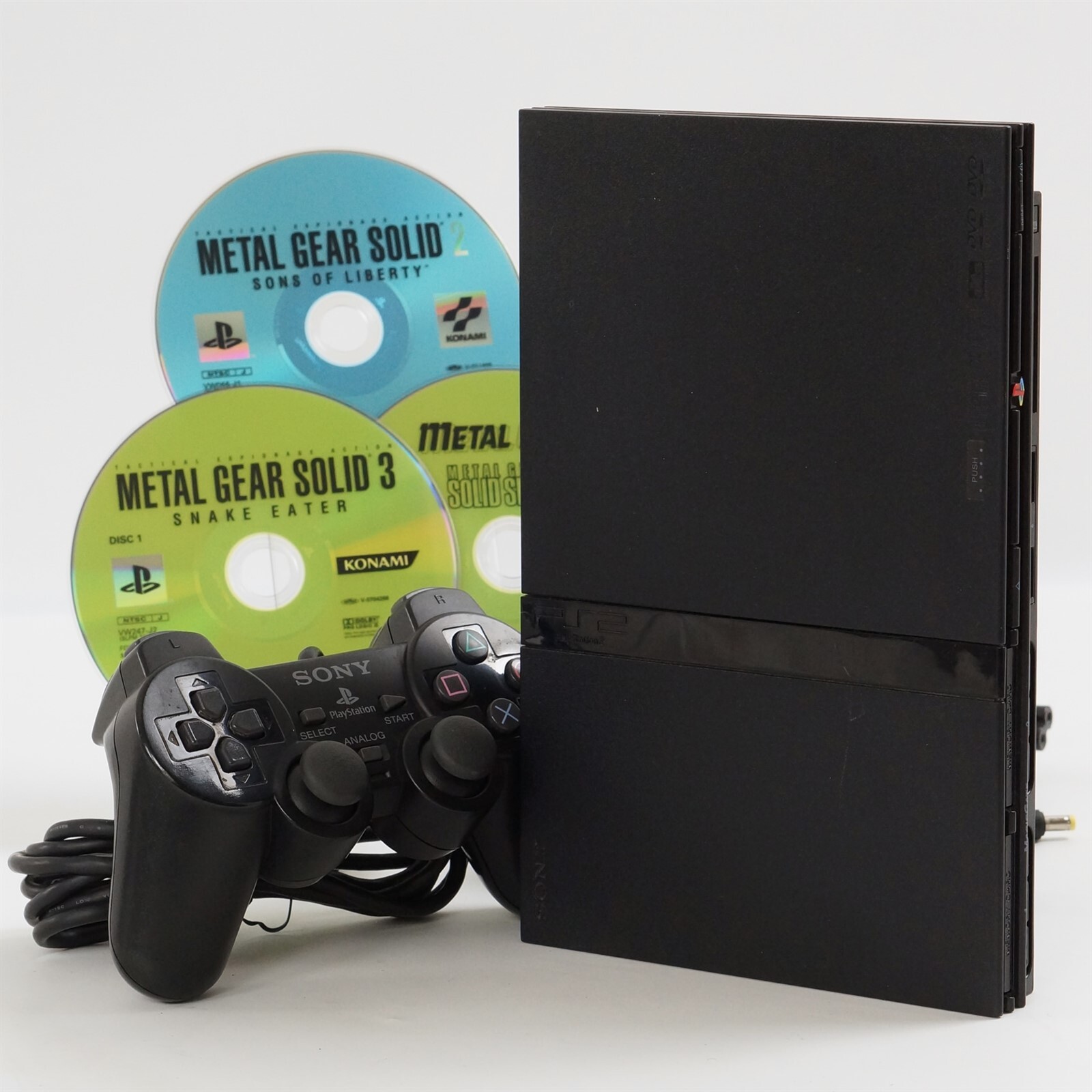 PS2 Slim Console System Black SCPH-70000 CB Game -NTSC-J