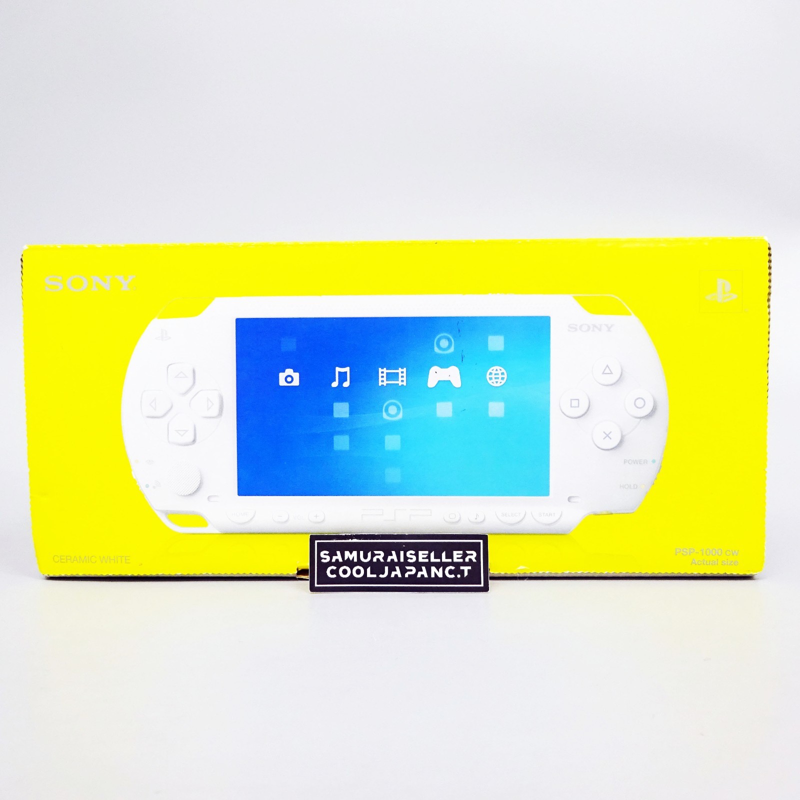 SONY PSP Playstation Portable Console Ceramic White PSP-1000 CW