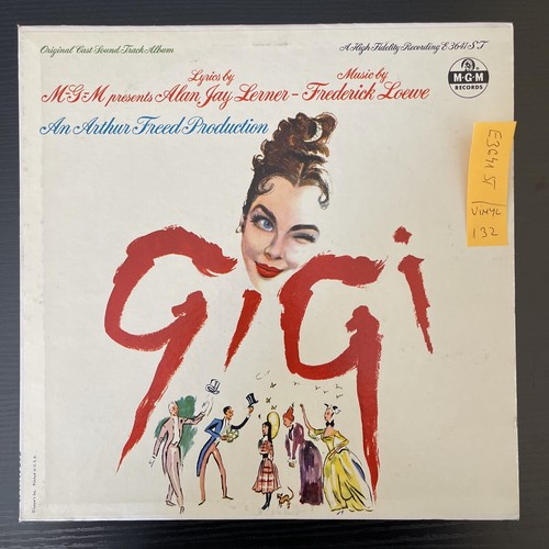 Arthur Freed Gigi Film Soundtrack LP MGM E3641 ST Leslie Caron