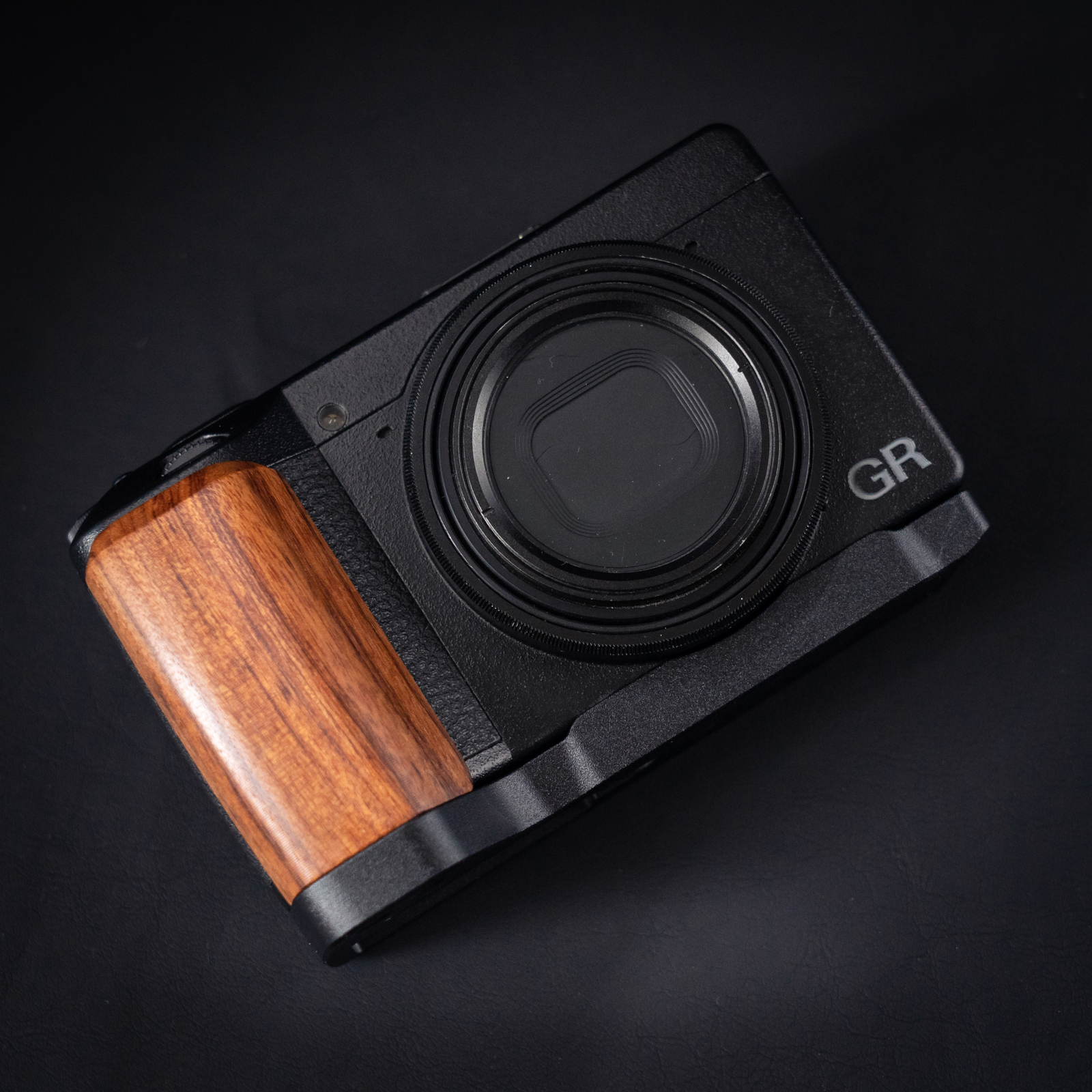 Wood Camera Grip For RICOH GR3 GRIII GR3X Camera with Aluminum