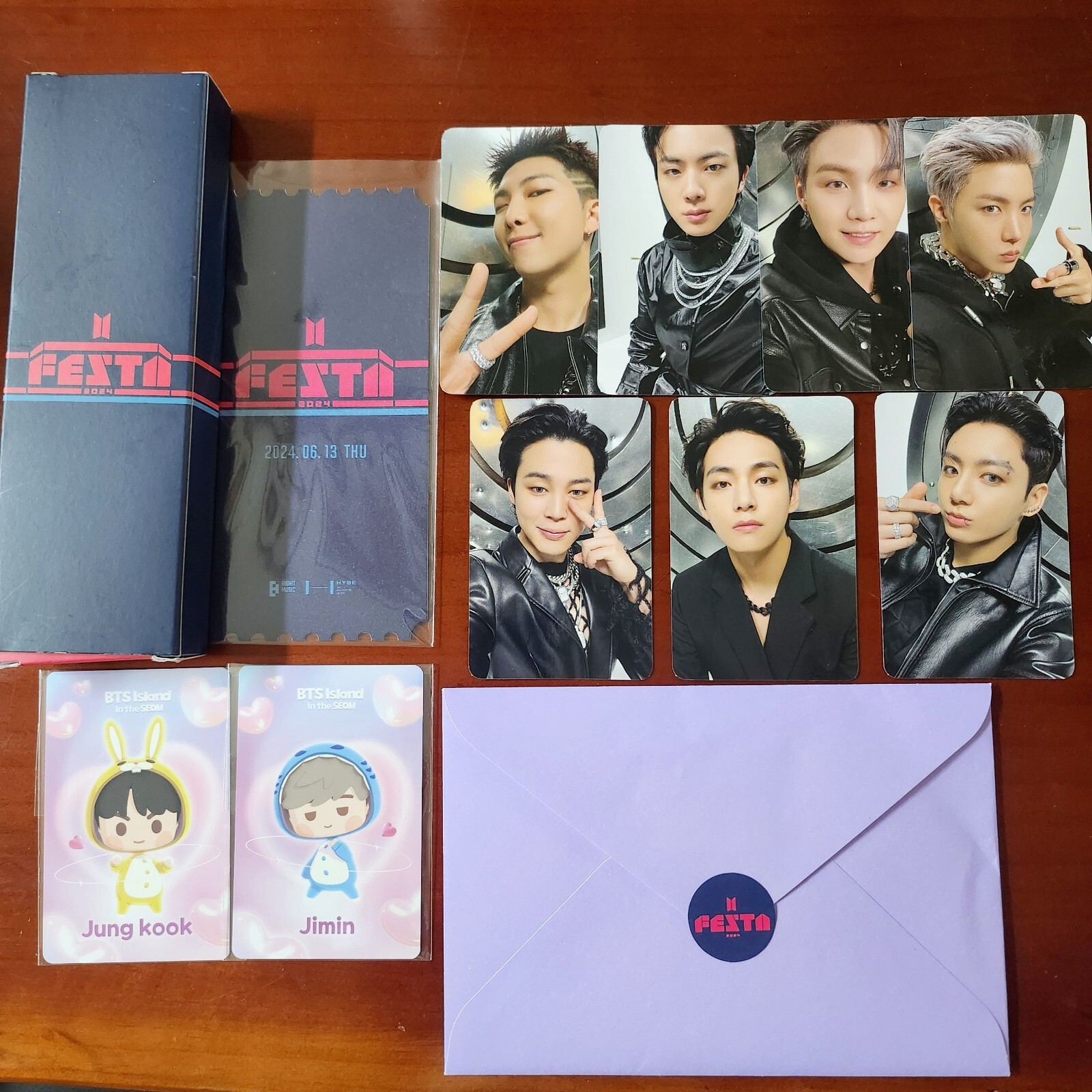 BTS FESTA ARMY 10周年 限定トレカ 7枚 BTS 特典 FESTA ARMY 2023 10周年