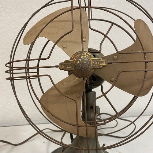 GE General Electric Vintage Oscillating Fan 14” 3 Fan Blades | eBay