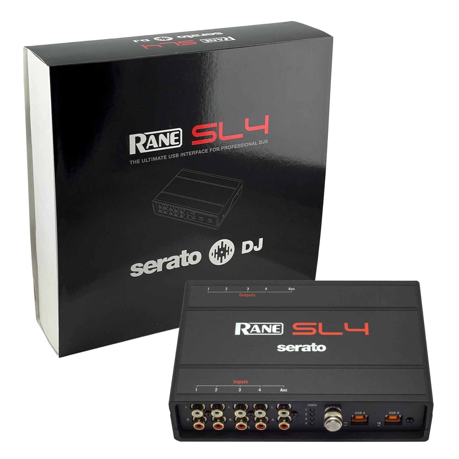 RANE SL4 DJ Interface with Serato DJ (2) USB Ports / Input for (4
