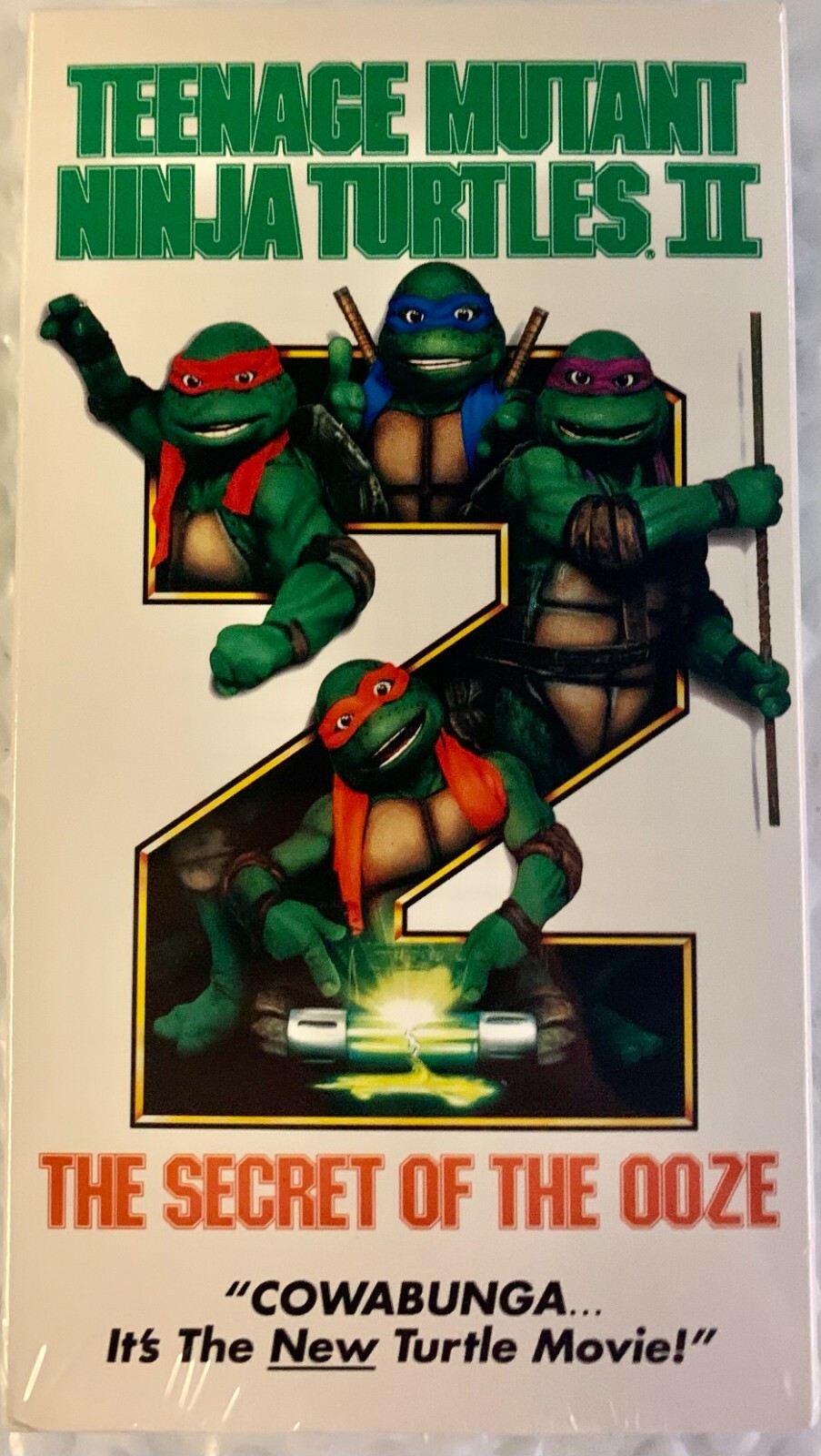 TMNT Teenage Mutant Ninja Turtles II 2: Secret Of Ooze VHS,1991