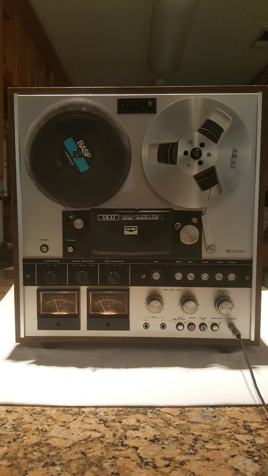 Akai GX-286 DB Open Reel 2 Speed Stereo Tape Deck Auto Reverse