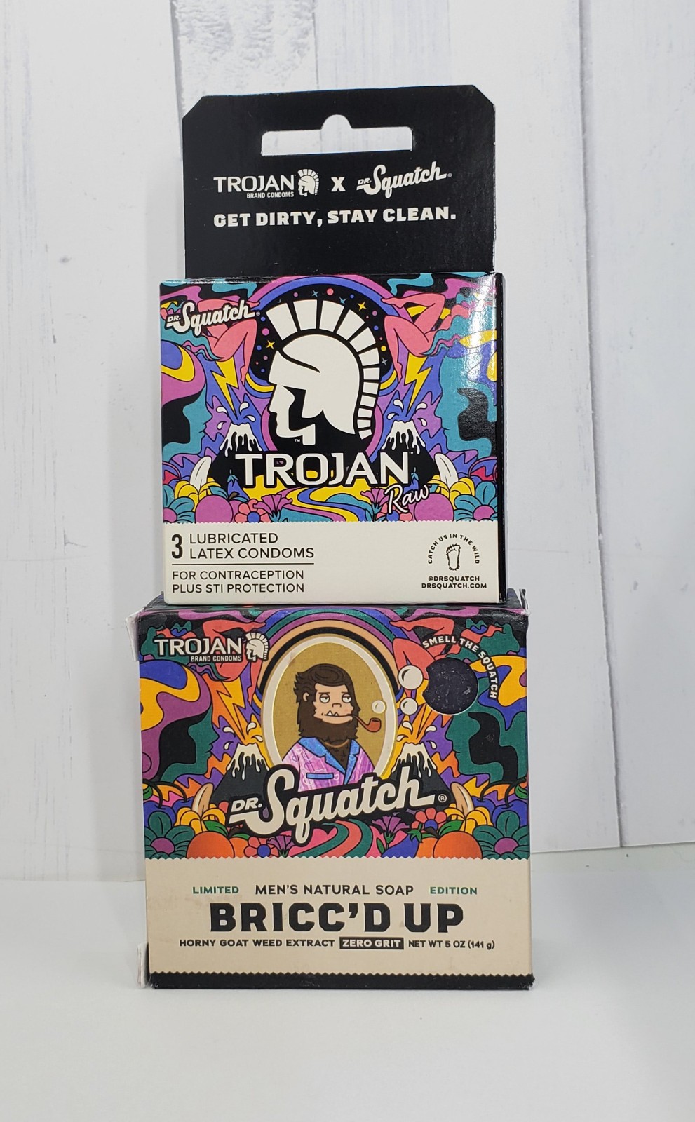 Dr Squatch Bricc'd Up Trojan Limited Edition Bar Soap & Rare