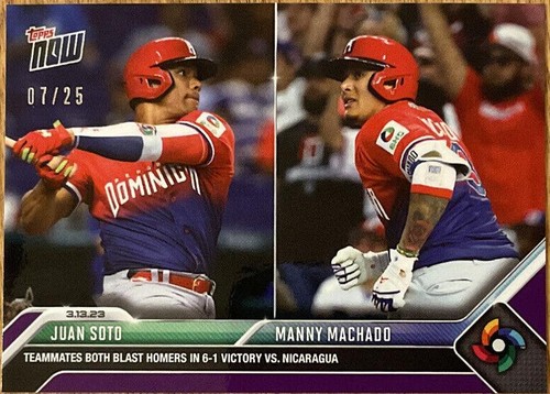 2023 Topps #WBC-7 Juan Soto WORLD BASEBALL CLASSIC Dominican