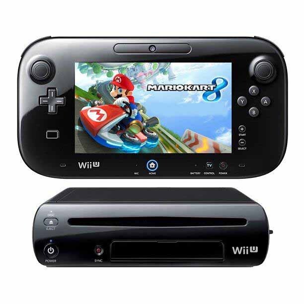Nintendo Wii U Console 32GB Mario Kart 8 BUNDLE SET Game System