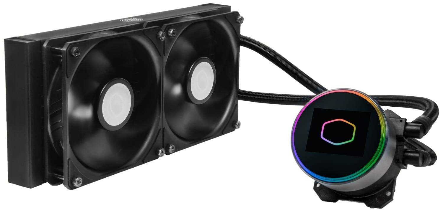 Cooler Master MasterLiquid ML240 Vivid AIO Liquid CPU Cooler Intel