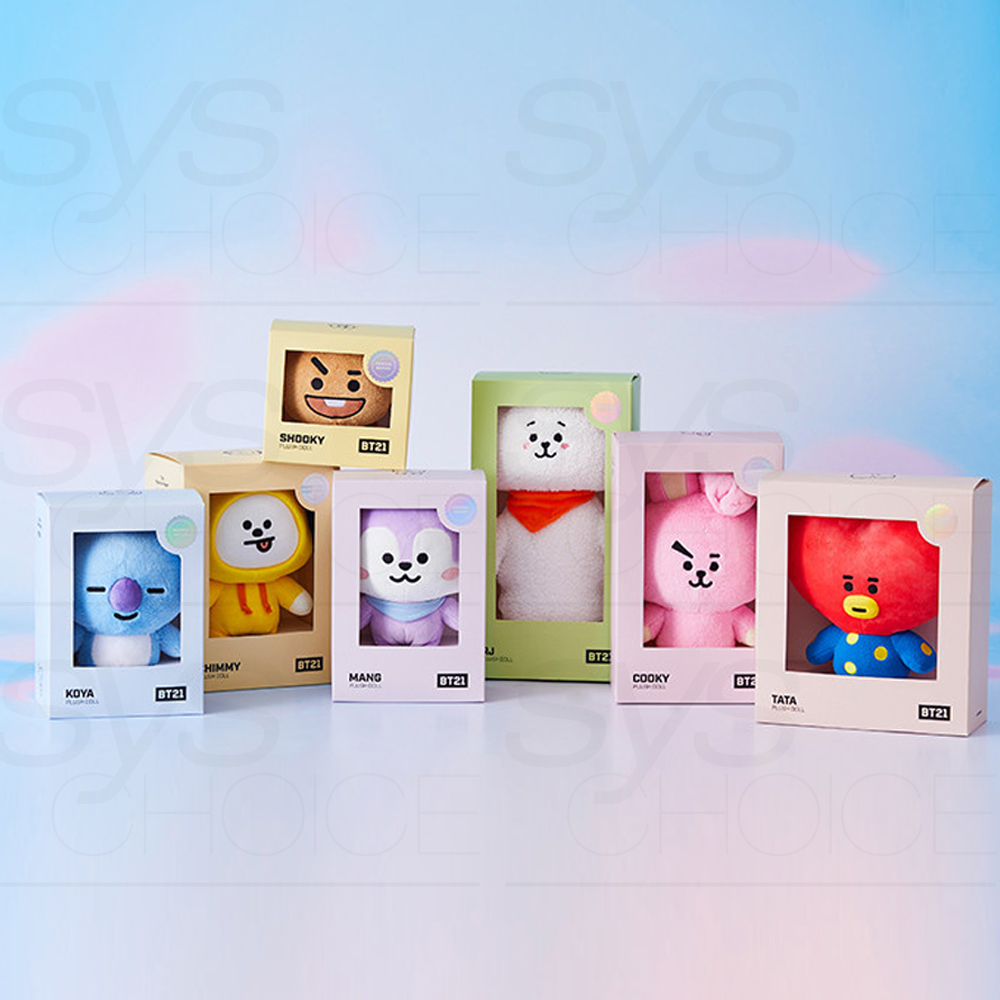 BTS BT21 Official Authentic Goods Standing Doll M Size Renewal Ver