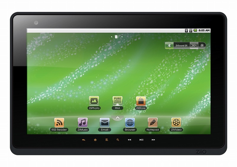 安価で高性能、高音質なAndroidタブレット「Creative ZiiO」の発売が