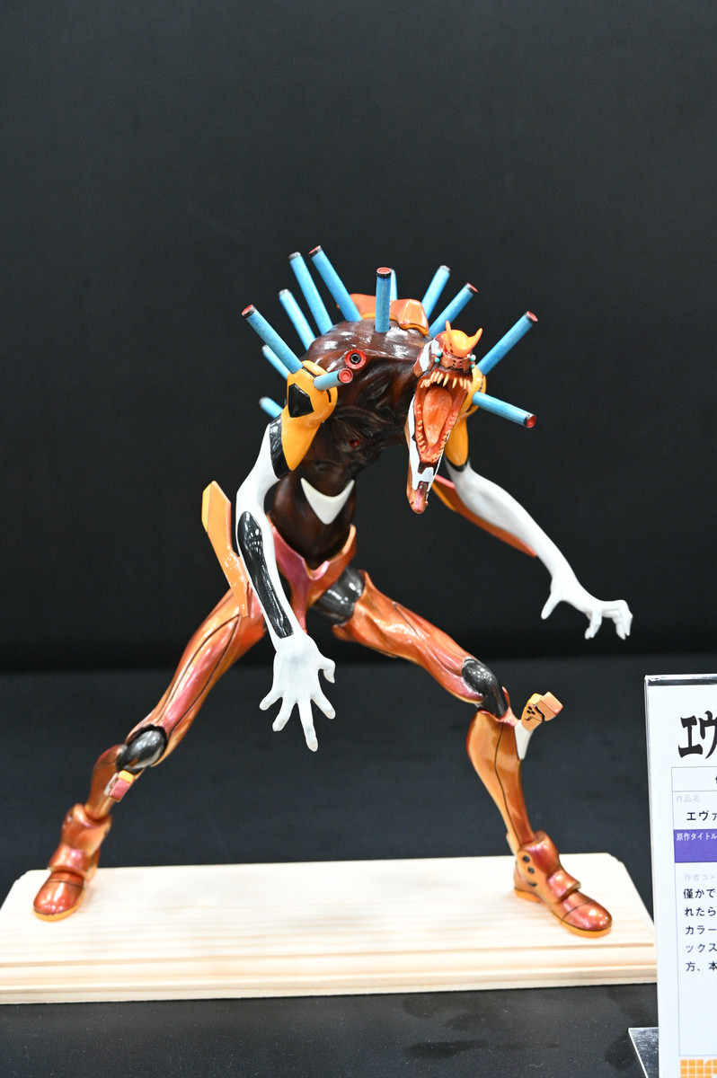 エヴァンゲリオン放送30周年記念の「エヴァワンフェス」で造形作品の