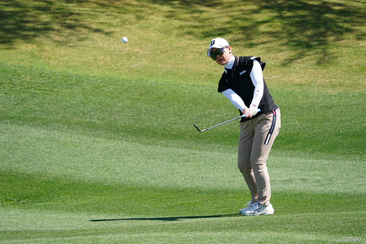 寄せ名人・吉田優利の本領発揮 2連続ナイスアプローチは「簡単じゃない