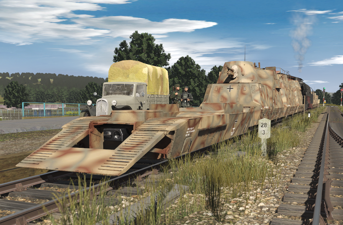 Panzerzug BP42 - German armoured train [NEW Tank] | Trainz