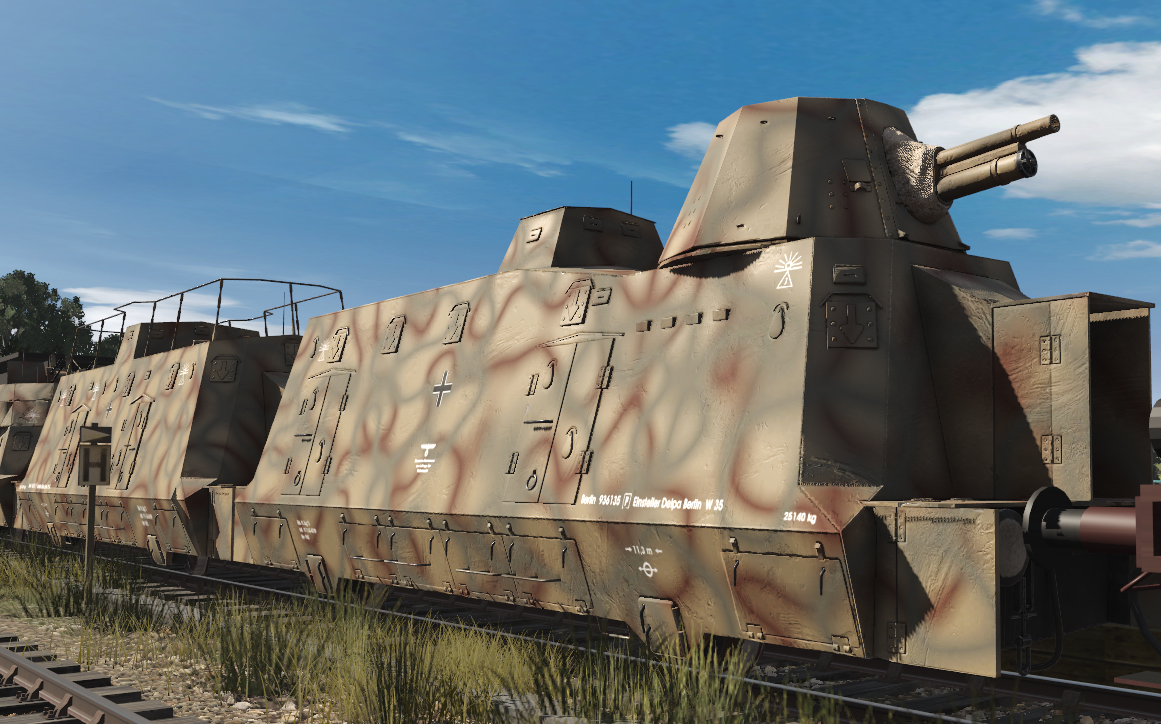 Panzerzug BP42 - German armoured train [NEW Tank] | Trainz