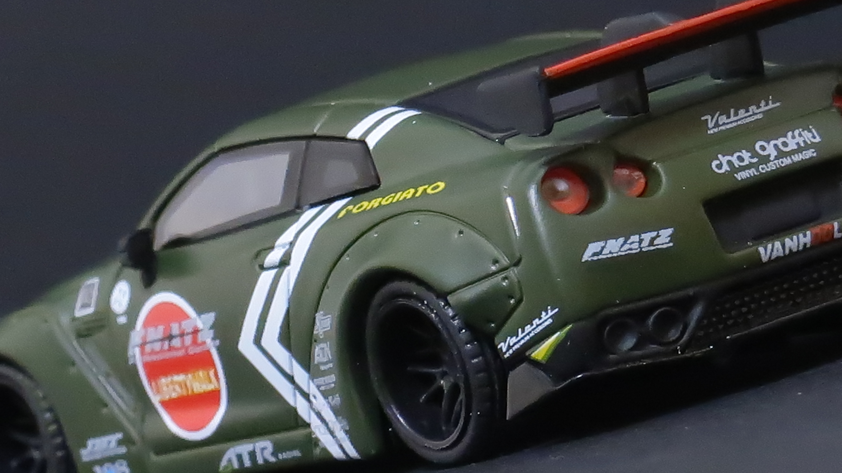 モデルインプレッション】TSM Mini GT LB Works Nissan GT-R R35 Rear