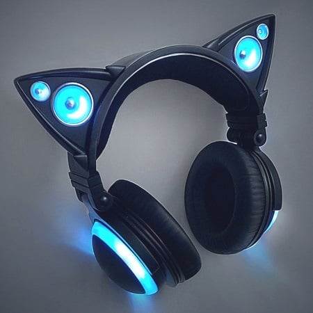 Brookstone Axent Wear Cat Ear Headphones Review | PCMag