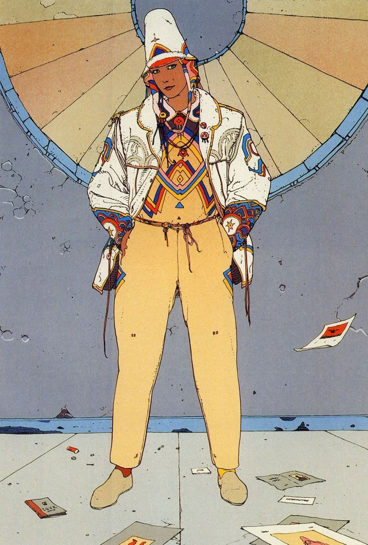 Moebius (Jean Giraud) below.)ジャン・ジロー(メビウス)