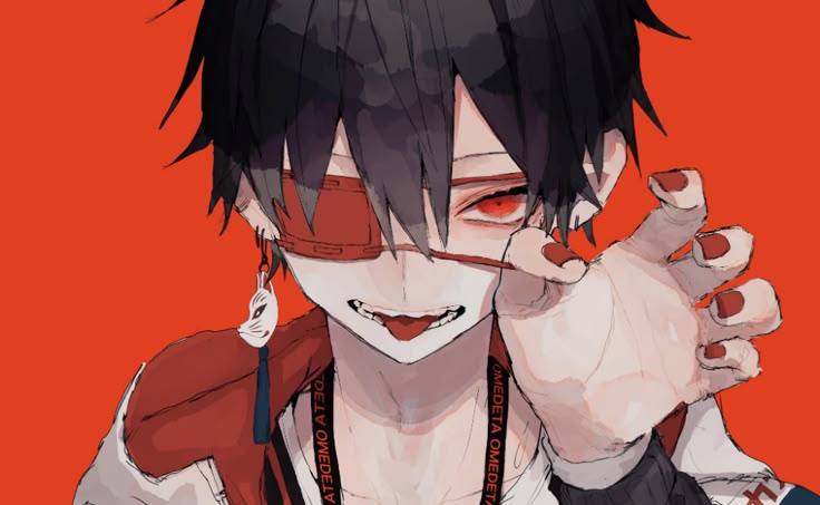 アニメキャラクター グラフィックアート 赤い背景 フレーム付き A2