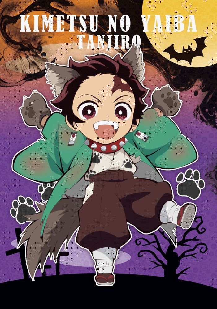 鬼滅の刃 鬼滅カフェ ハロウィン 2019 炭治郎 缶バッジセット 鬼滅の刃