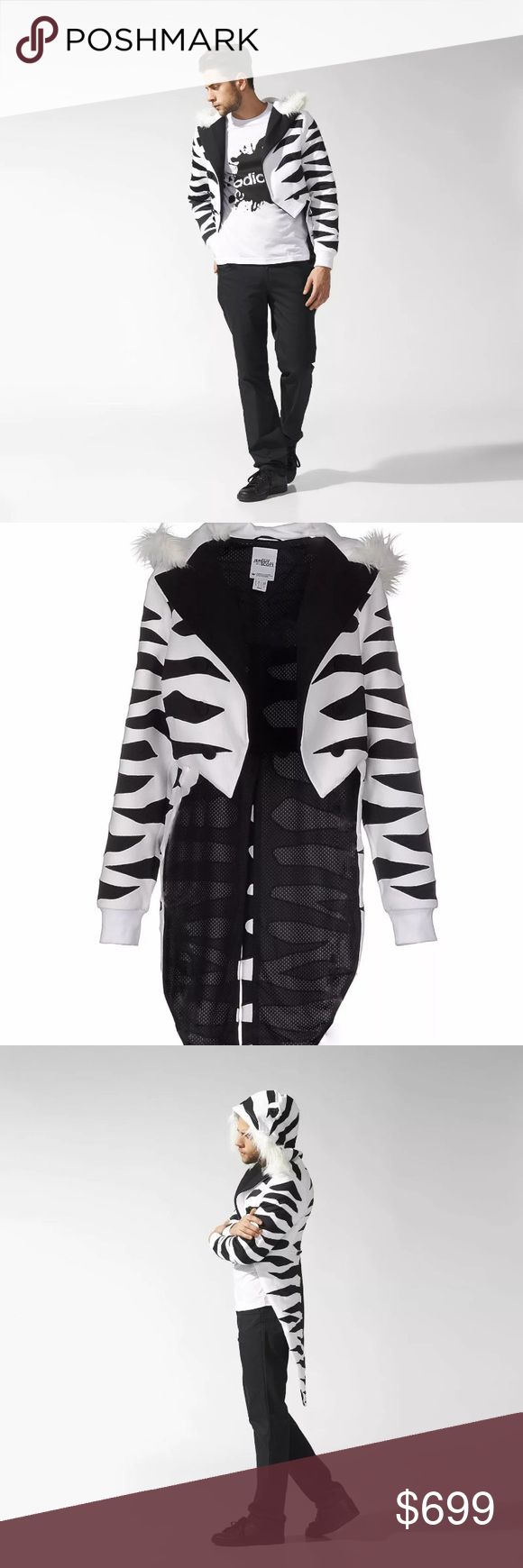 ADIDAS X JEREMY SCOTT Tuxedo White Tiger Jacket