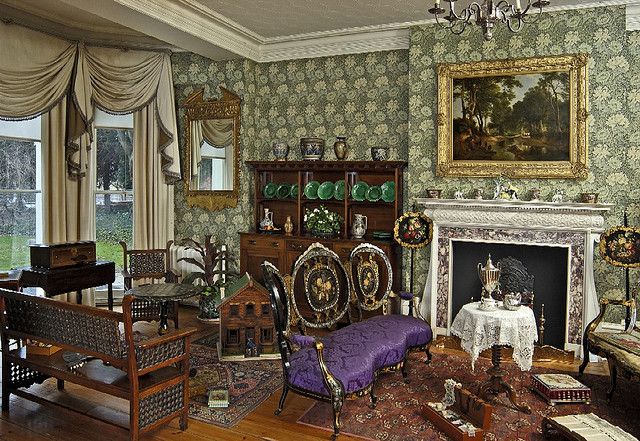 The Drawing Room, Victorian Mansion, Cecil Higgins Art Gallery