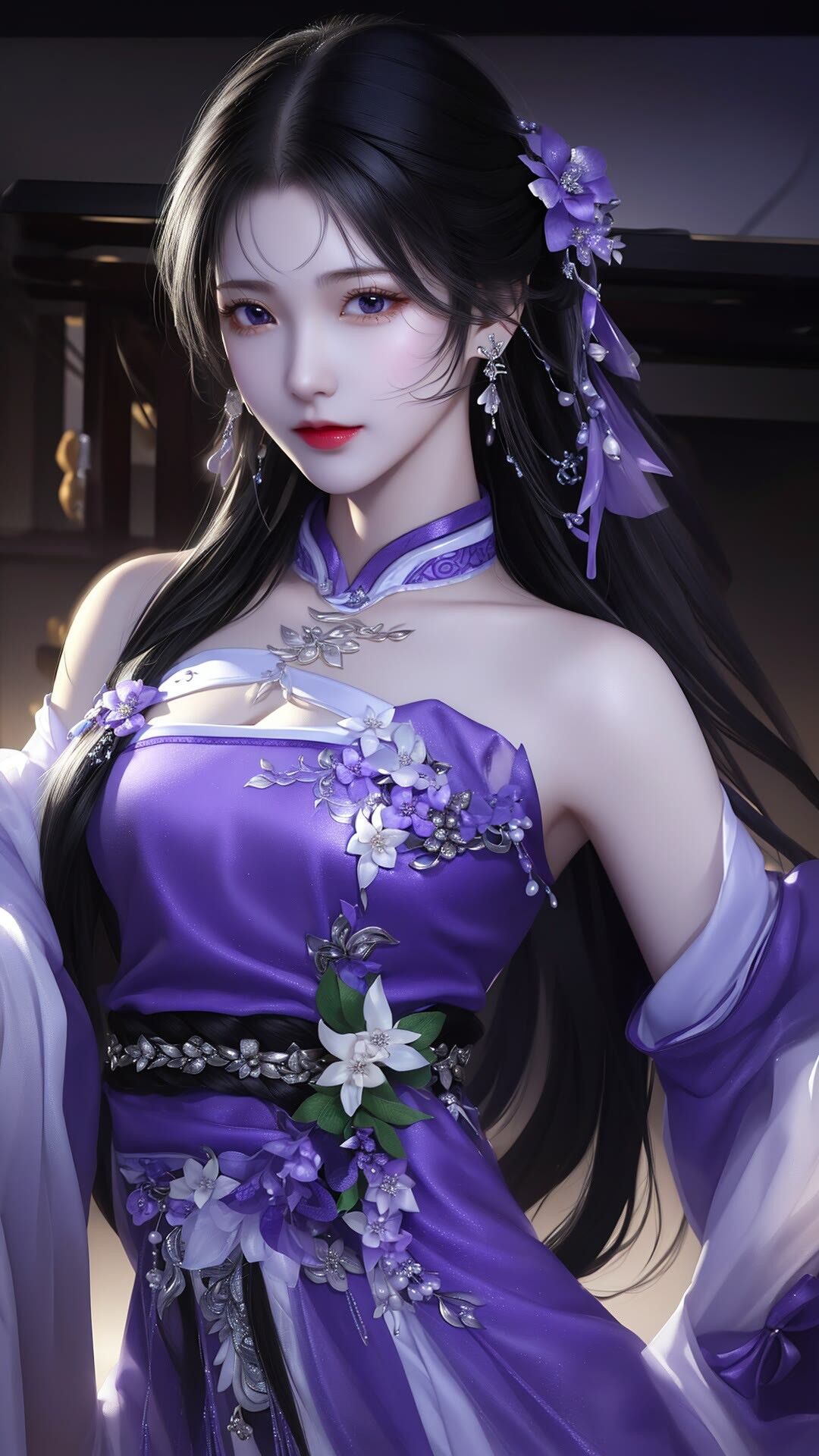 絵】 ☆ 額装 美女と半魚人 ☆ 作家物 裸婦 怪獣 官能写実 西洋美術 絵