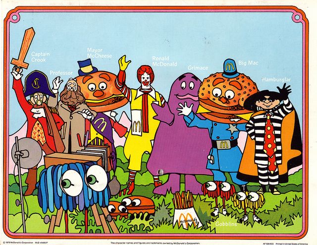 レア！ 76年 マクドナルドランド キャラクター ポスター グリマス