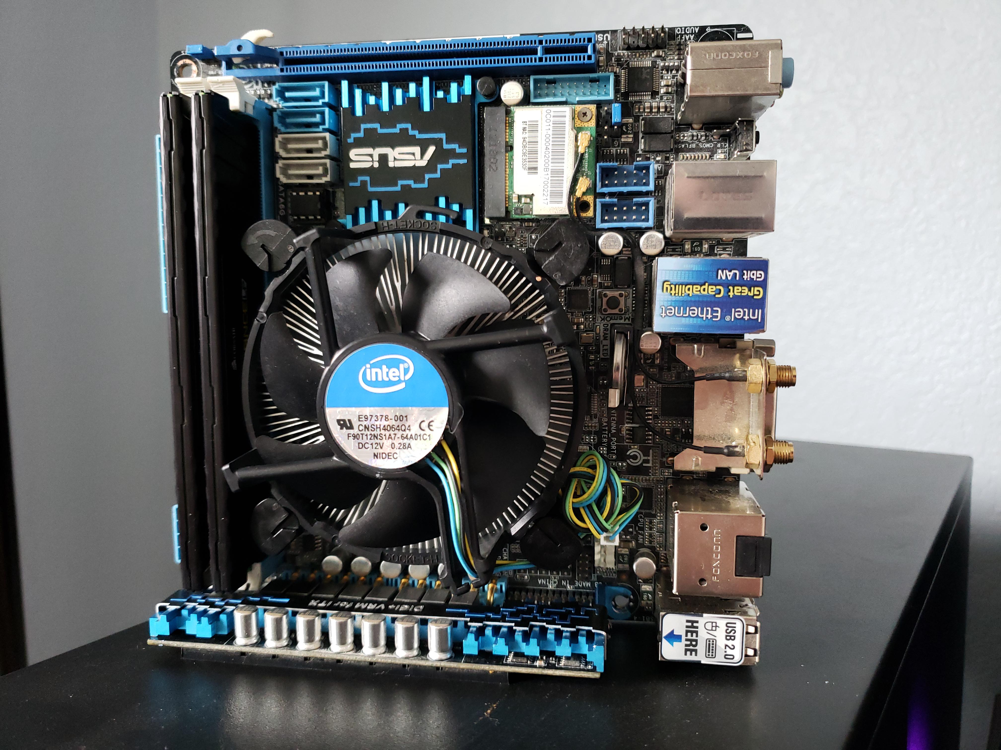 rollin' up like it's 2012: asus p8z77-i deluxe, i5-3570k, 2x4gb