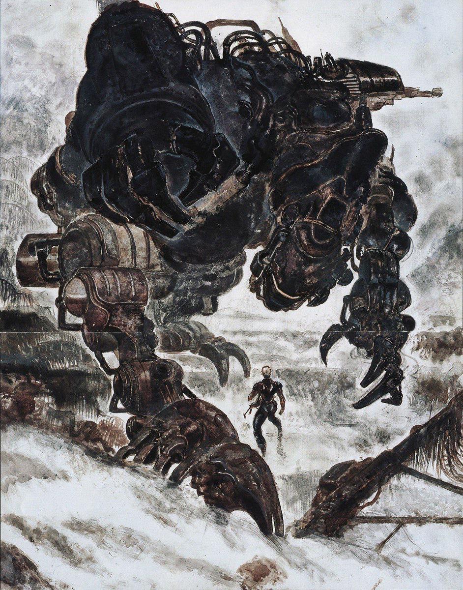 フロントミッションのイラスト、天野喜孝 : r/Mecha