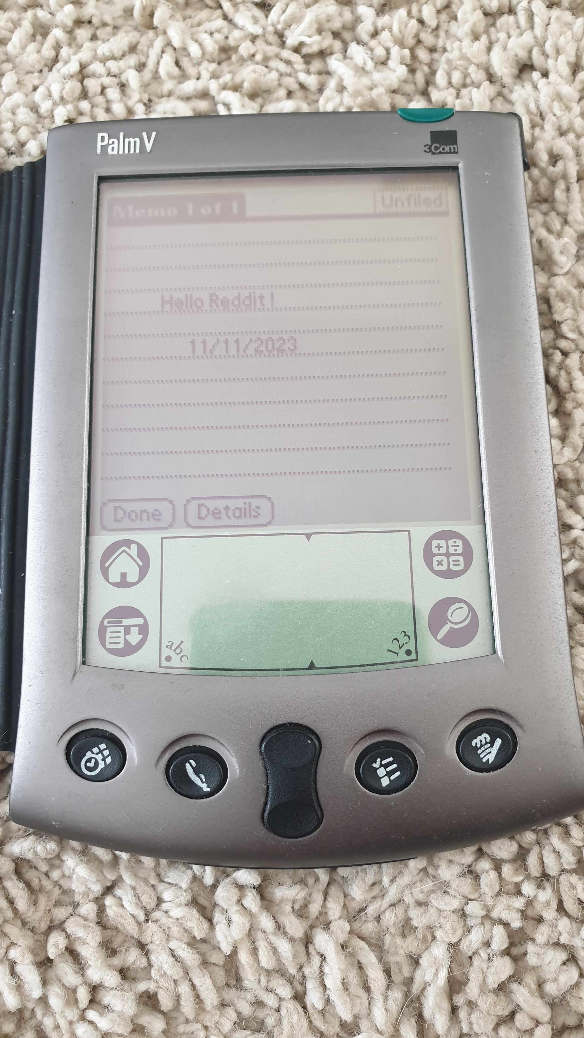 My trusty Palm Pilot Palm V : r/nostalgia