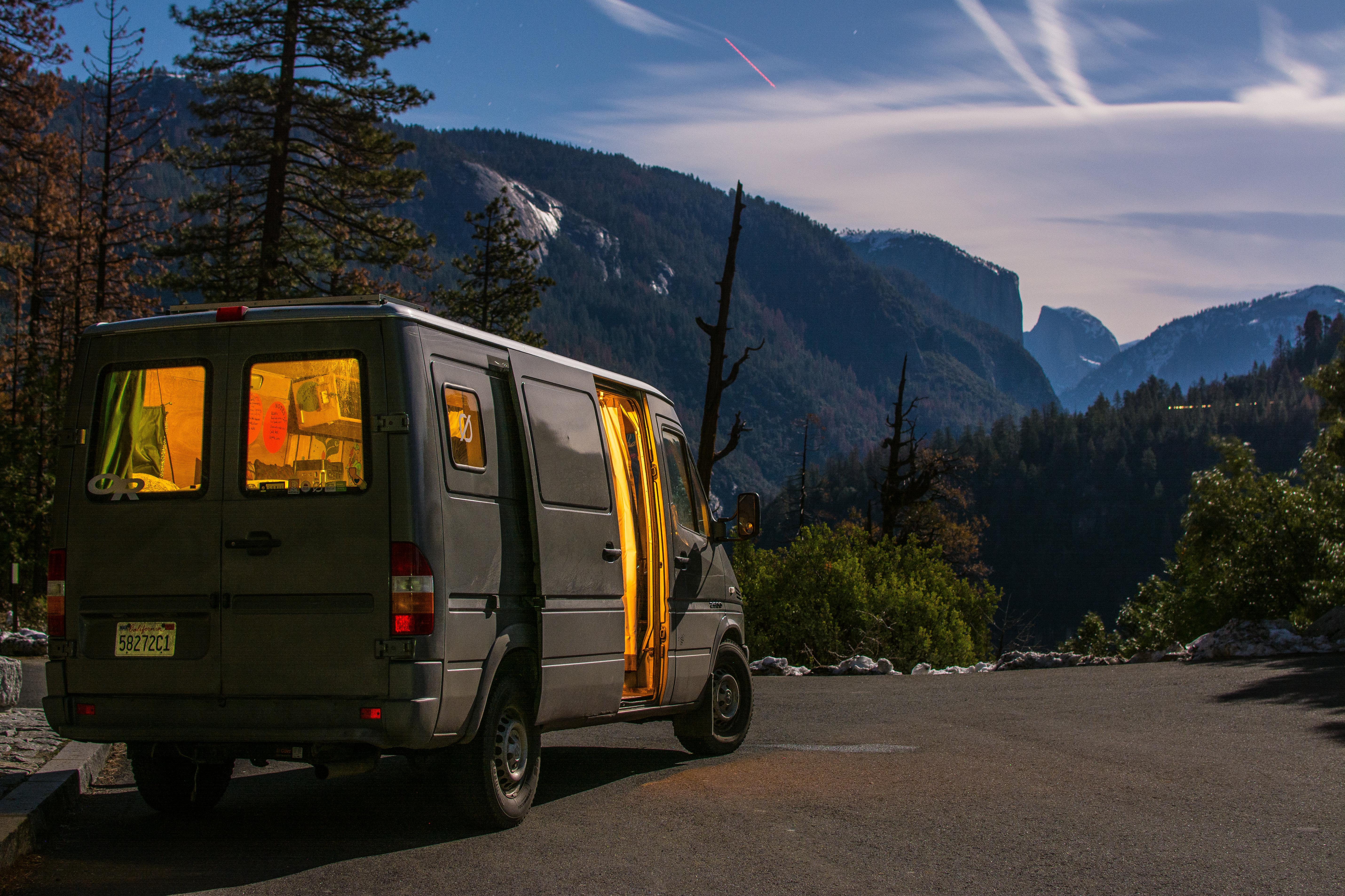 Vanlife facing Half Dome in Yosemite National Park : r/vandwellers