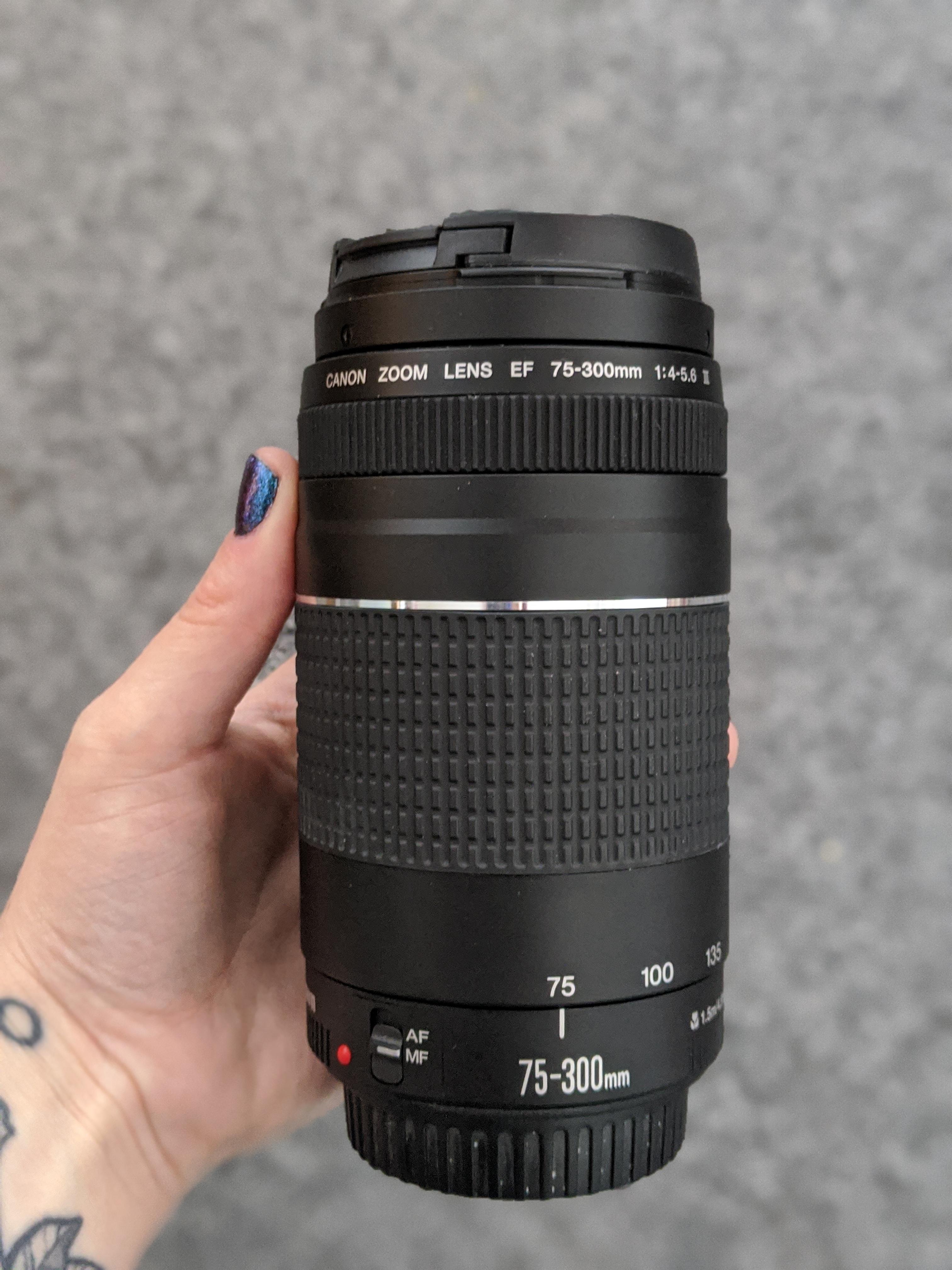 Brand New Canon Zoom Lens 75-300mm - My Sigma 75-300mm Lens