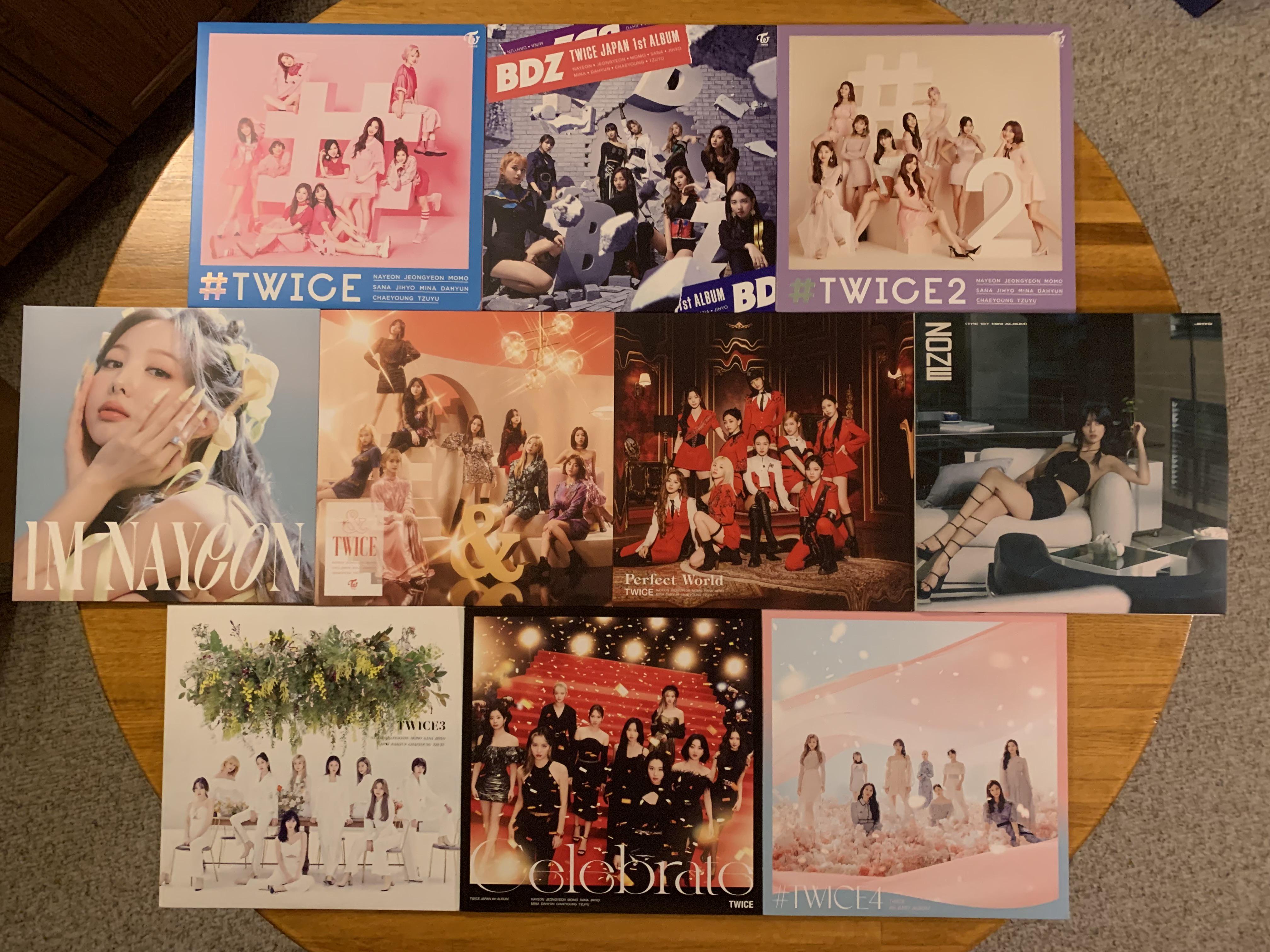 Twice vinyls! BDZ, &Twice and Perfect World arrived today. 😊 : r
