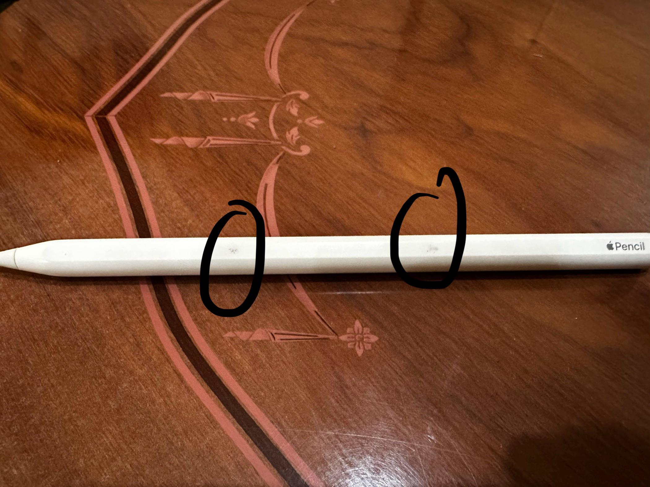 このApple Pencilの2つの黒い点って、もともとあるものなの？ : r/ipad